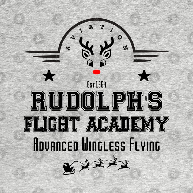 Aviation. Rudolph's Flight Academy, Advanced Wingless Flying.  EST. 1964 by Blended Designs